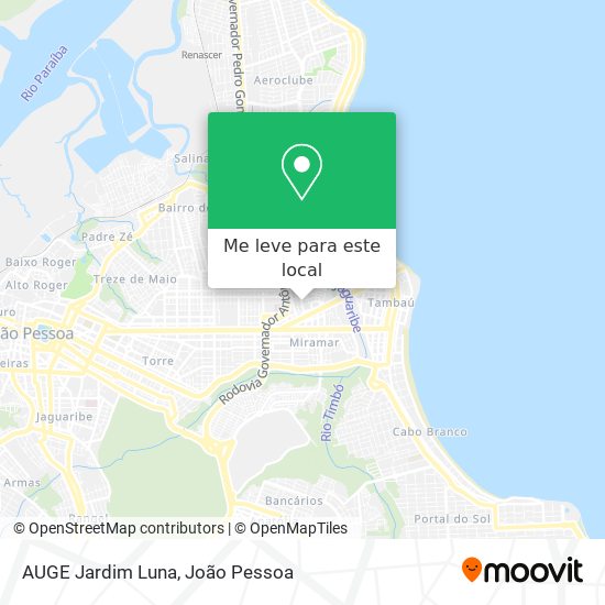 AUGE Jardim Luna mapa