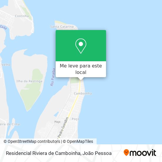 Residencial Riviera de Camboinha mapa