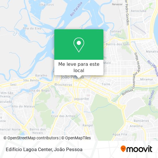 Edifício Lagoa Center mapa