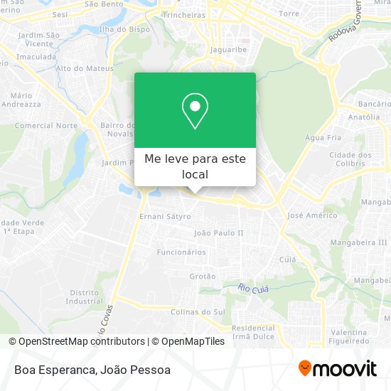 Boa Esperanca mapa