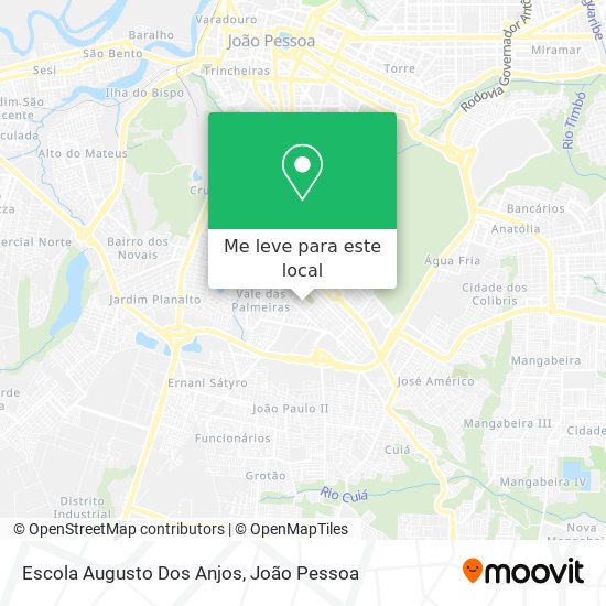 Escola Augusto Dos Anjos mapa