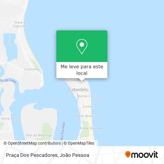 Praça Dos Pescadores mapa