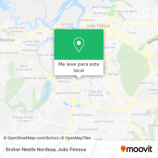 Broker Nestle Nordesa mapa