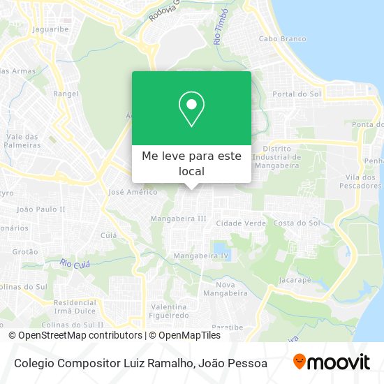 Colegio Compositor Luiz Ramalho mapa
