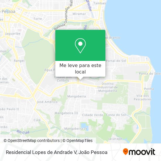 Residencial Lopes de Andrade V mapa