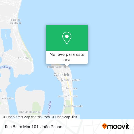 Rua Beira Mar 101 mapa