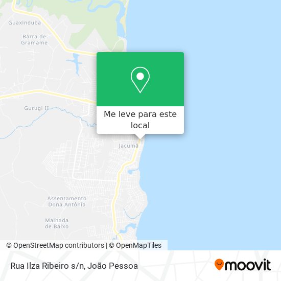 Rua Ilza Ribeiro s/n mapa