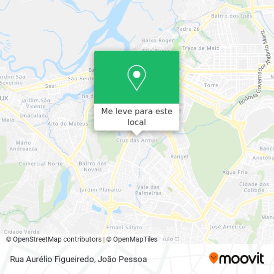 Rua Aurélio Figueiredo mapa