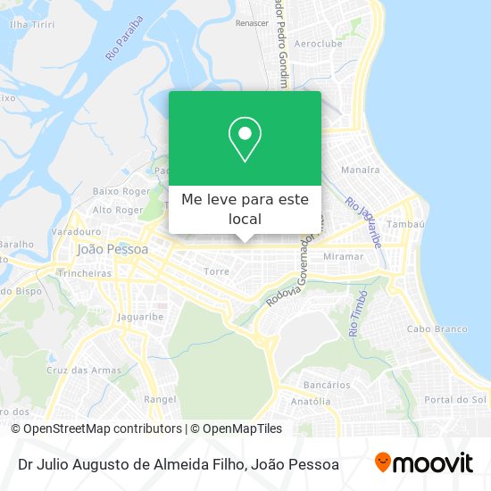 Dr Julio Augusto de Almeida Filho mapa
