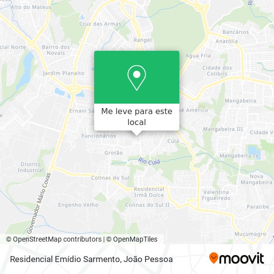 Residencial Emídio Sarmento mapa