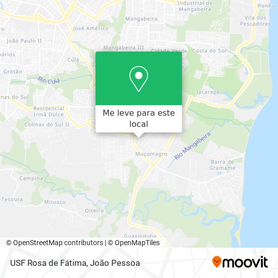 USF Rosa de Fátima mapa