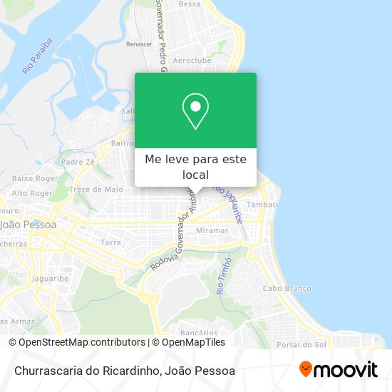 Churrascaria do Ricardinho mapa