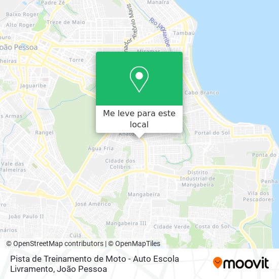 Pista de Treinamento de Moto - Auto Escola Livramento mapa