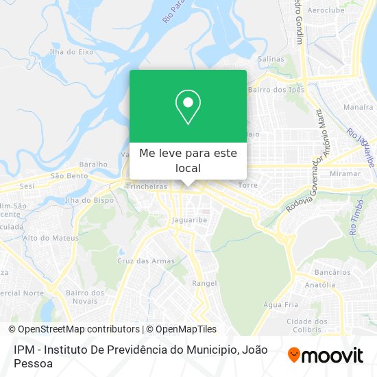 IPM - Instituto De Previdência do Municipio mapa