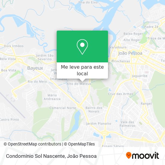 Condomínio Sol Nascente mapa