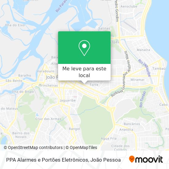 PPA Alarmes e Portões Eletrônicos mapa