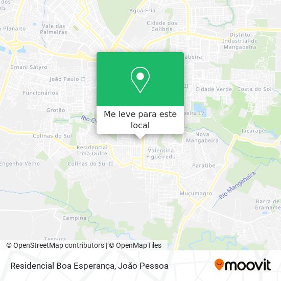 Residencial Boa Esperança mapa