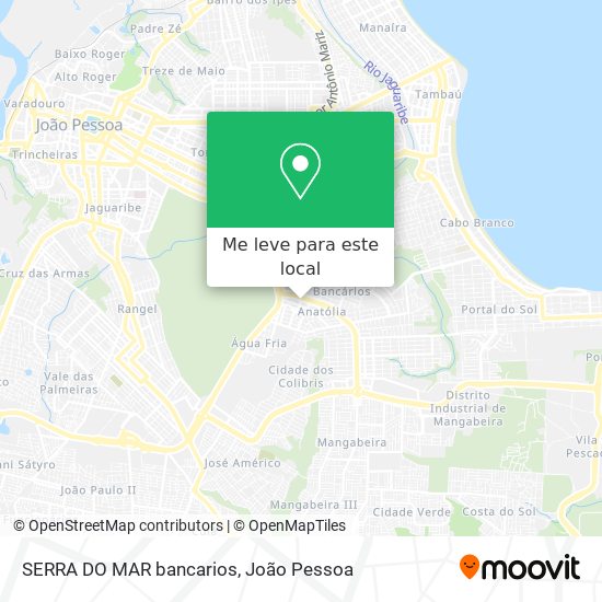 SERRA DO MAR bancarios mapa