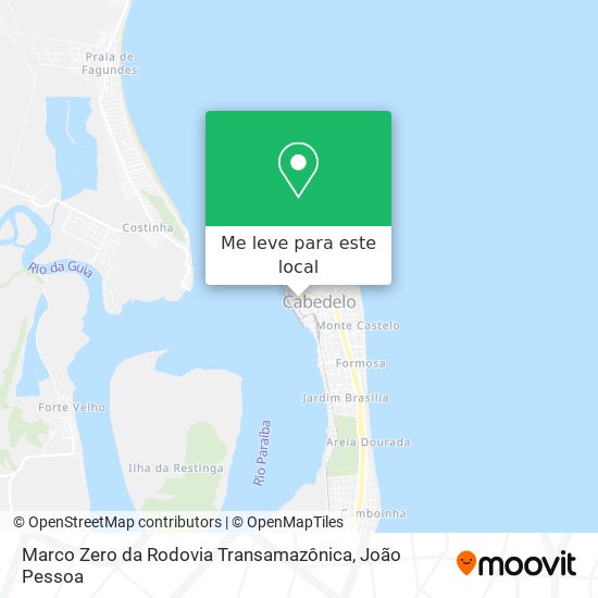 Marco Zero da Rodovia Transamazônica mapa
