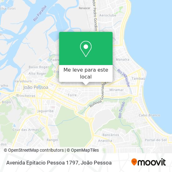 Avenida Epitacio Pessoa 1797 mapa
