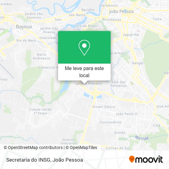 Secretaria do INSG mapa