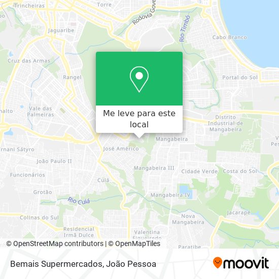 Bemais Supermercados mapa