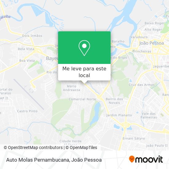 Auto Molas Pernambucana mapa