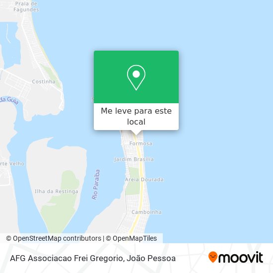 AFG Associacao Frei Gregorio mapa
