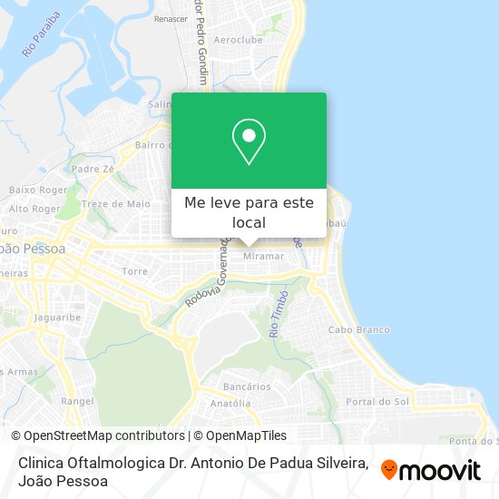 Clinica Oftalmologica Dr. Antonio De Padua Silveira mapa