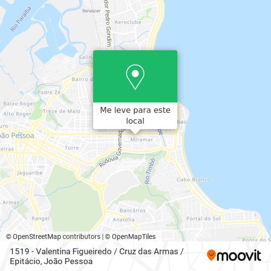1519 - Valentina Figueiredo / Cruz das Armas / Epitácio mapa