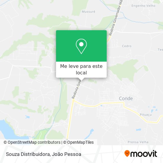 Souza Distribuidora mapa