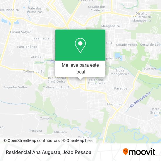 Residencial Ana Augusta mapa