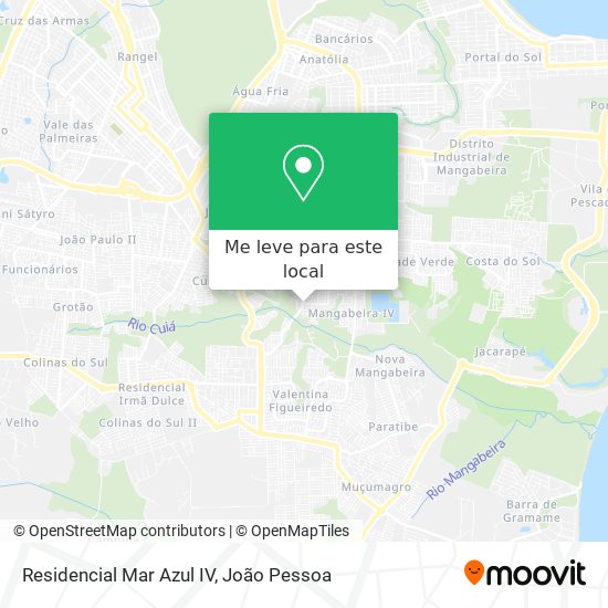 Residencial Mar Azul IV mapa