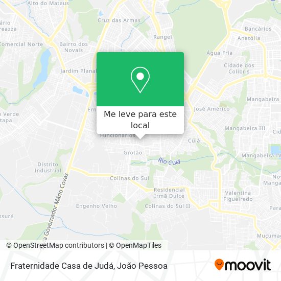 Fraternidade Casa de Judá mapa