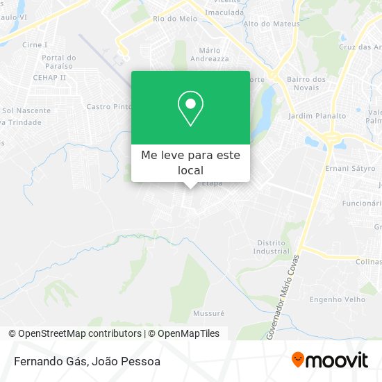 Fernando Gás mapa