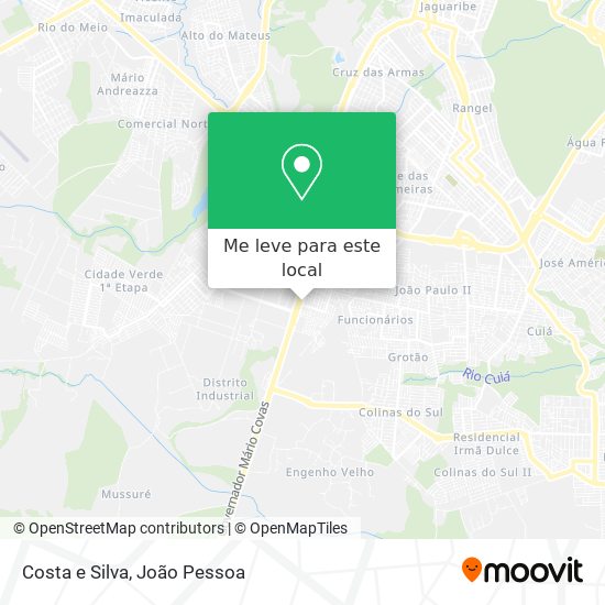 Costa e Silva mapa