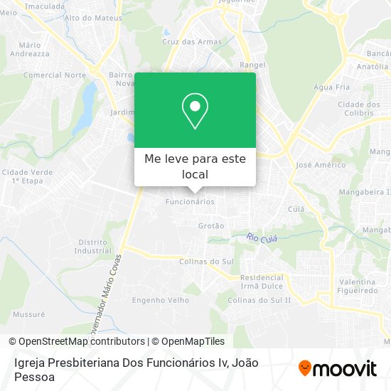 Igreja Presbiteriana Dos Funcionários Iv mapa