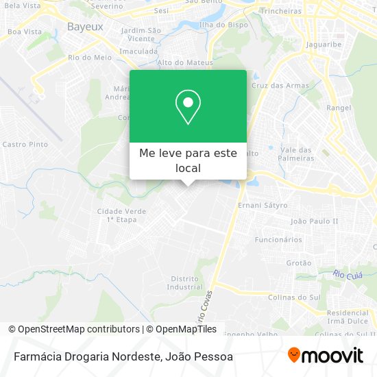 Farmácia Drogaria Nordeste mapa