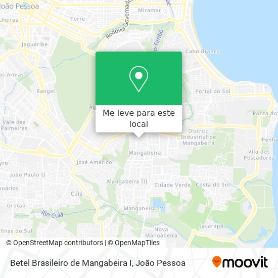 Betel Brasileiro de Mangabeira I mapa