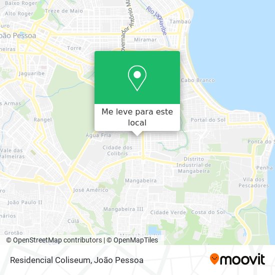 Residencial Coliseum mapa
