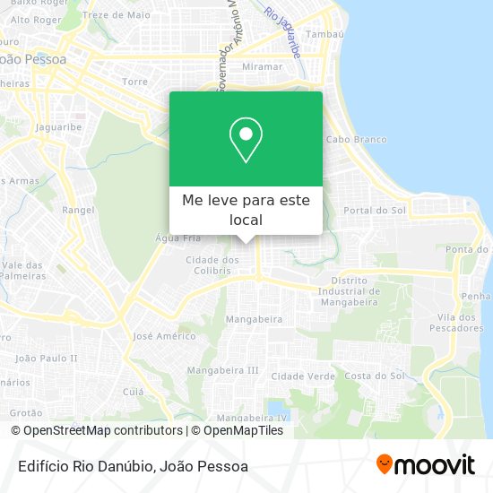 Edifício Rio Danúbio mapa