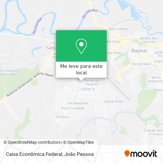 Caixa Econômica Federal mapa