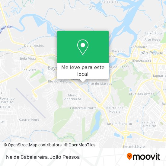 Neide Cabeleireira mapa