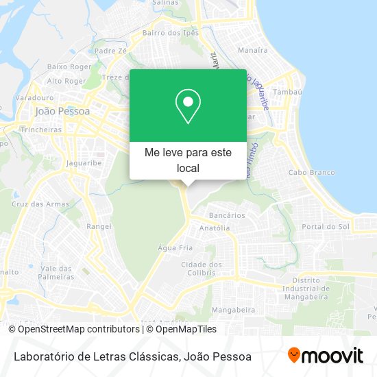 Laboratório de Letras Clássicas mapa