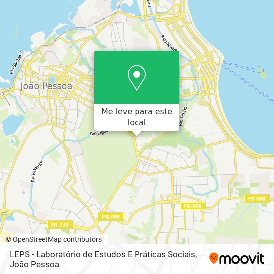 LEPS - Laboratório de Estudos E Práticas Sociais mapa