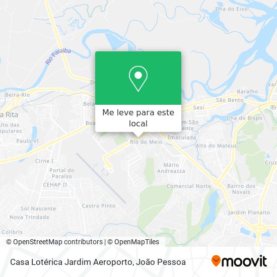 Casa Lotérica Jardim Aeroporto mapa