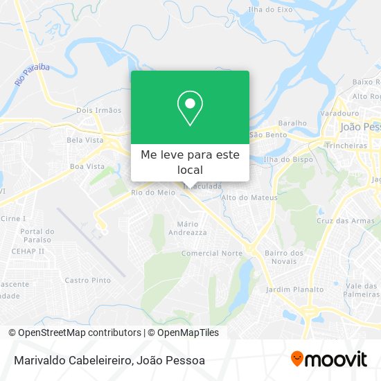 Marivaldo Cabeleireiro mapa
