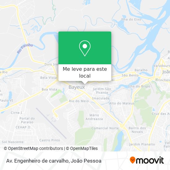 Av. Engenheiro de carvalho mapa
