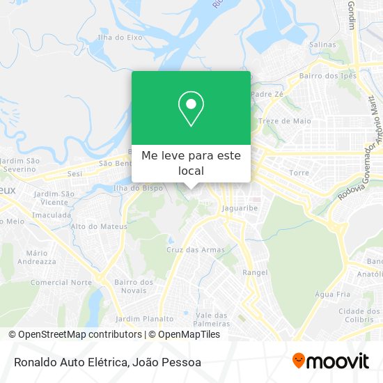 Ronaldo Auto Elétrica mapa
