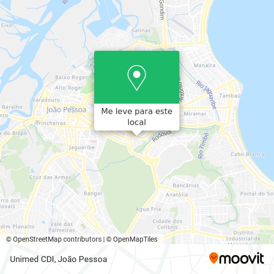 Unimed CDI mapa